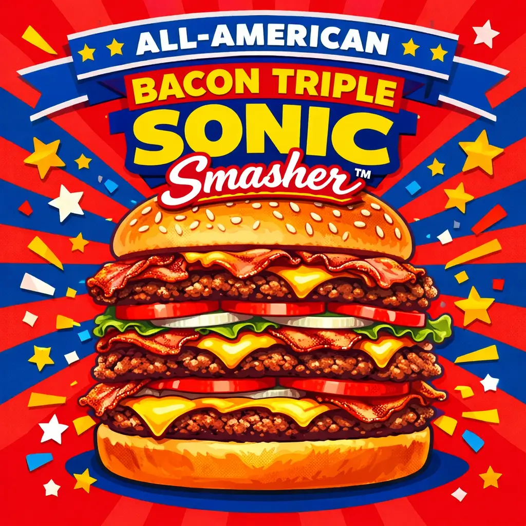 All-American Bacon Triple SONIC Smasher™