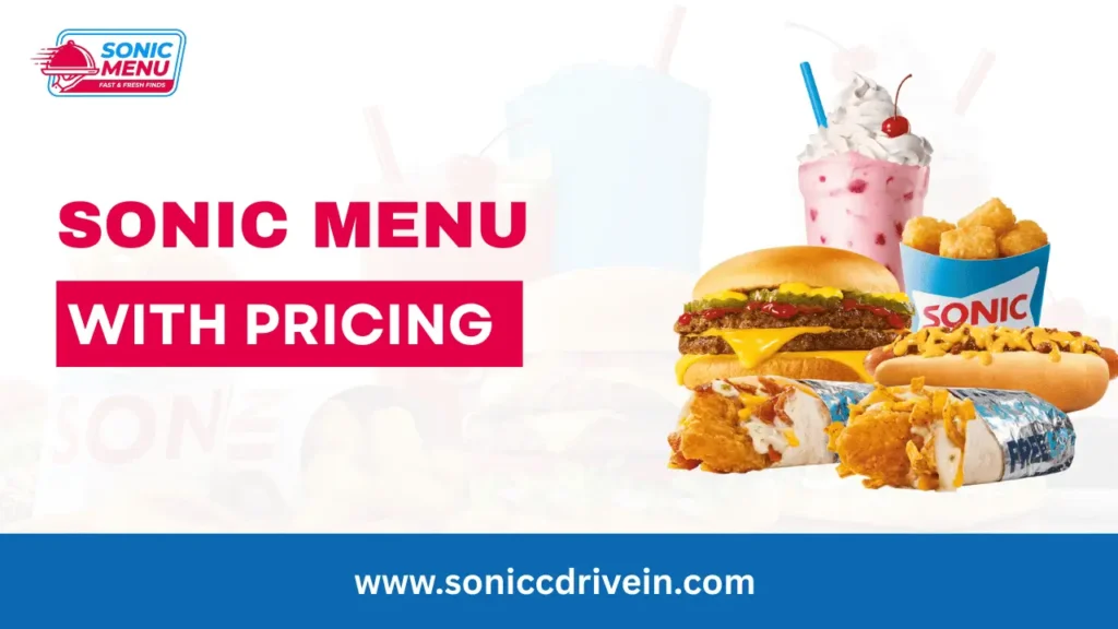 Sonic Menu with Prices