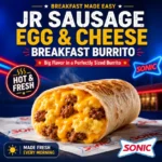 Jr Sausage Egg and Cheese Breakfast Burrito