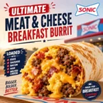 Ultimate Meat & Cheese Breakfast Burrit